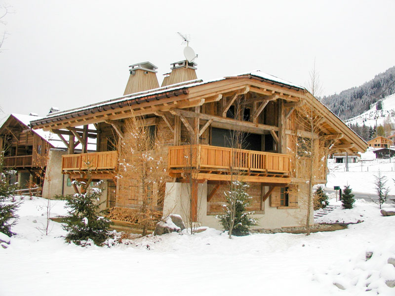 Charpente vieux bois Megève 74