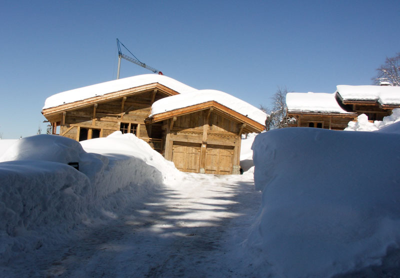 Charpente vieux bois Megève 74