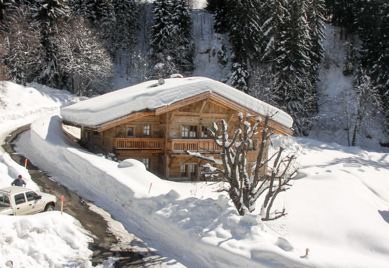 Charpente vieux bois Megève 74