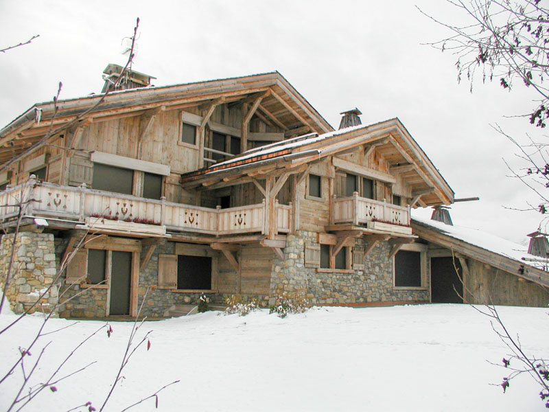 Charpente vieux bois Megève 74