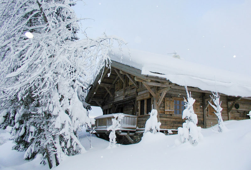 Charpente vieux bois Megève 74