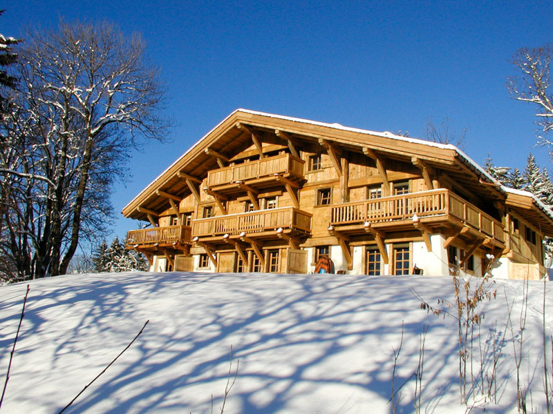 Charpente vieux bois Megève 74