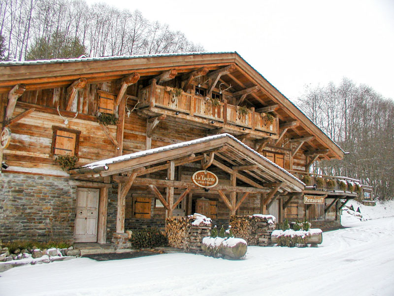 Charpente vieux bois Megève 74